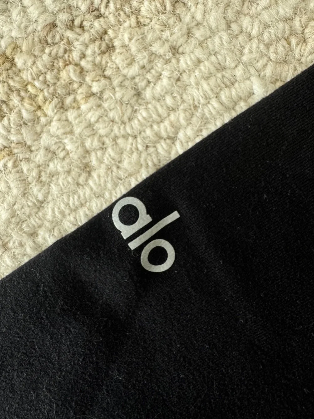 Alo Yoga 7/8 High-Waist Airbrush Leggings Black Size M